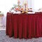 132 Inch Round Ice Crushed Velvet Tablecloth Luxury Soft Elegant Event Linen